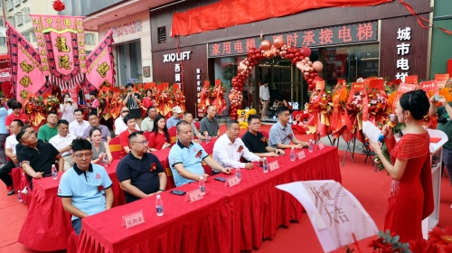 恭贺广西台菱建设·电梯旗舰店盛大开业